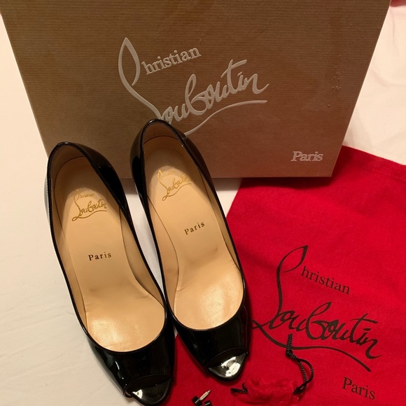 Christian Louboutin Shoes - Christian Louboutin Youyou patent 85mm pump black